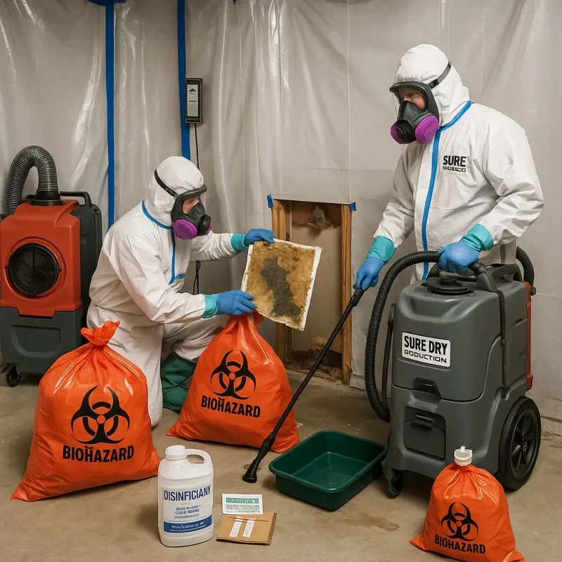 Contaminated Water Handling Protocols process in Forestdale, MA