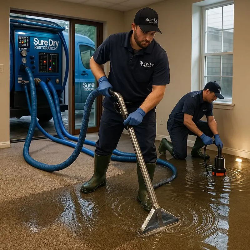 Water Extraction and Removal process in Forestdale, MA
